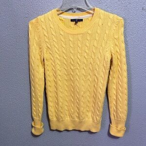 Gap Angora Blend Cable knit sweater size medium